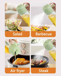 2in1 Oil Sprayer Glass Bottle For Cooking