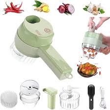 4 in 1 Portable Electric Vegetable Cutter Set