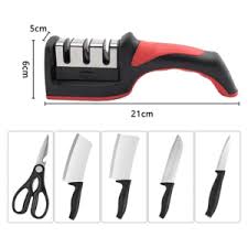 Household Knife Sharpener,   Three Section Cutter Sharpening