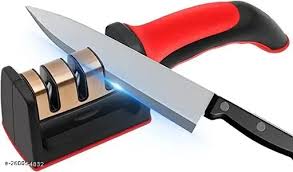 Household Knife Sharpener,   Three Section Cutter Sharpening