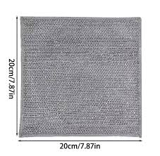 Pack of 4 Kitchen Steel Mesh Wire Dish Washer Cleaning Cloth